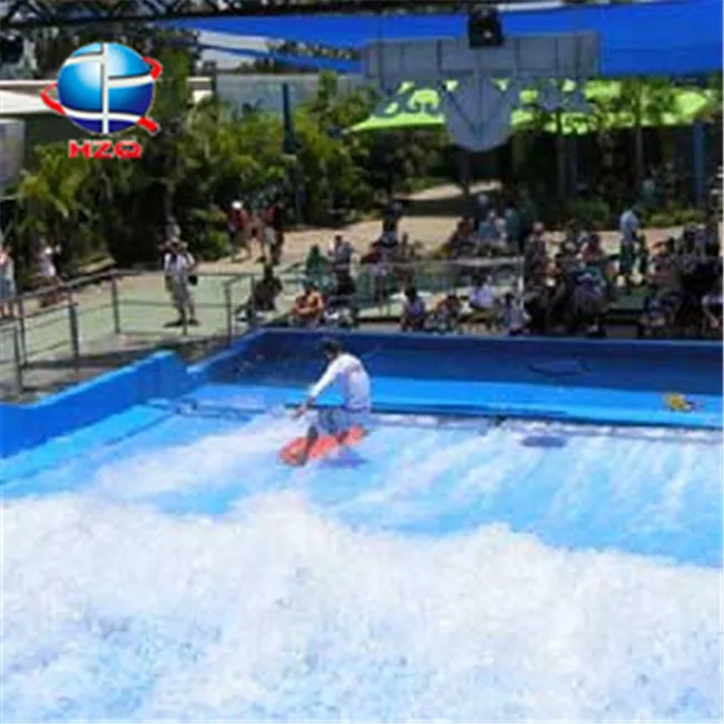 hot selling Fiberglass surfing board flow swimming pool surfboard for great fun