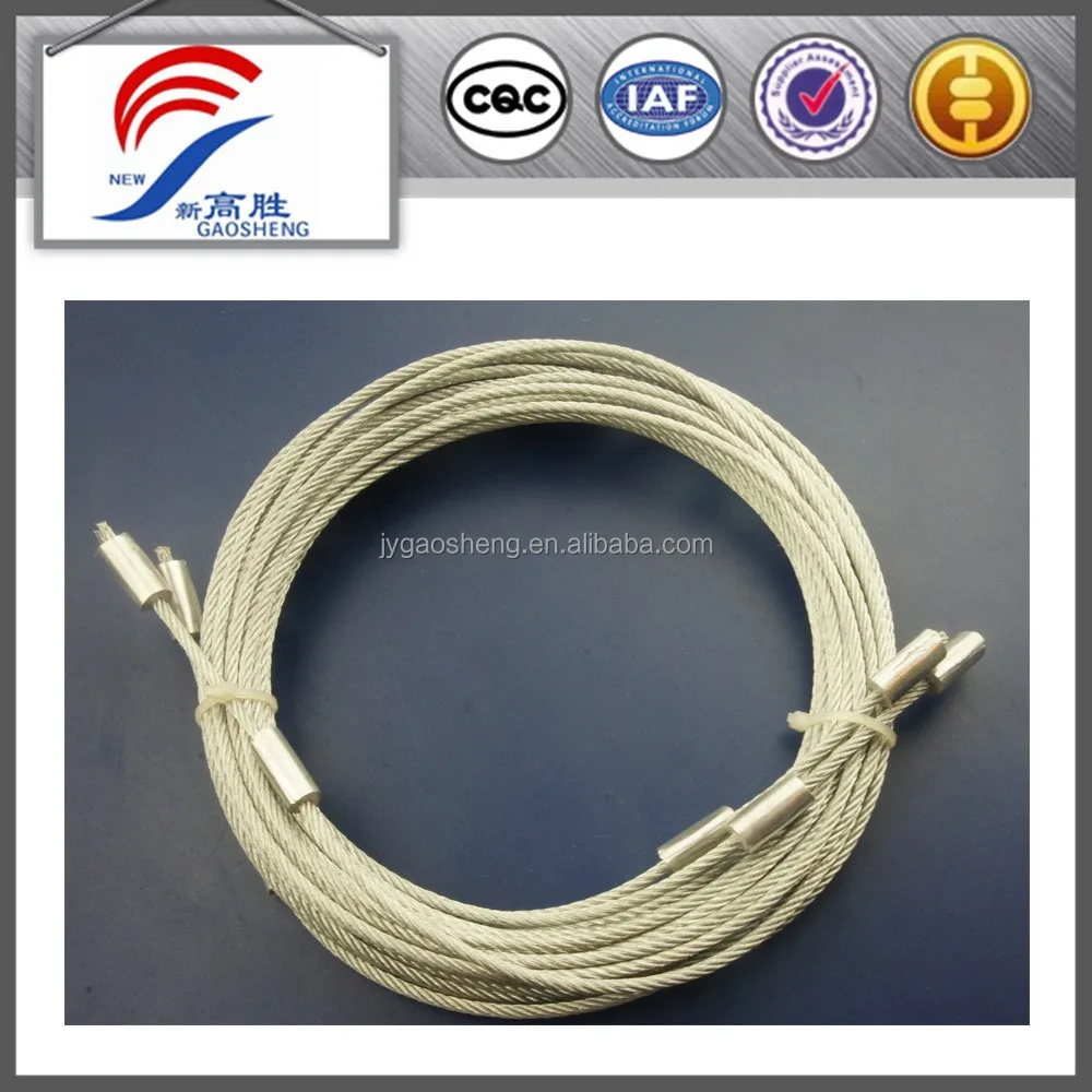 Фламандского глаз трос подъемный строп с алюминиевых крышек