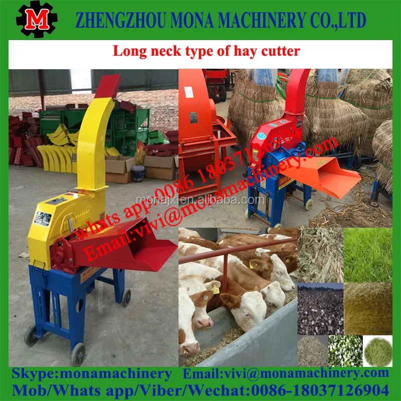 Multifunctional Hay Grass Straw Chaff Cutter Diesel Powdered High Speed Animal Feed Chaff Cutter Rice Straw Chaff Cutter For Fa