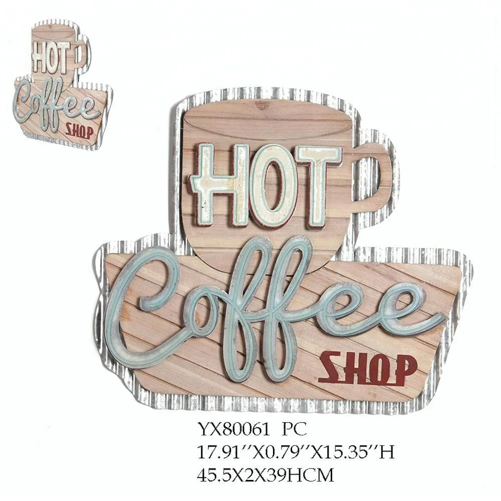 Hot Selling Wood MDF Customize Corn Advertising Sign Board