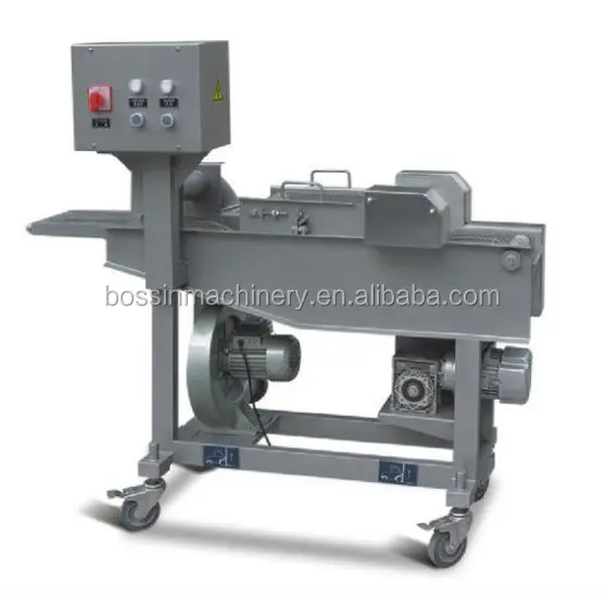 Small batter coating machine for burger chicken nuggets