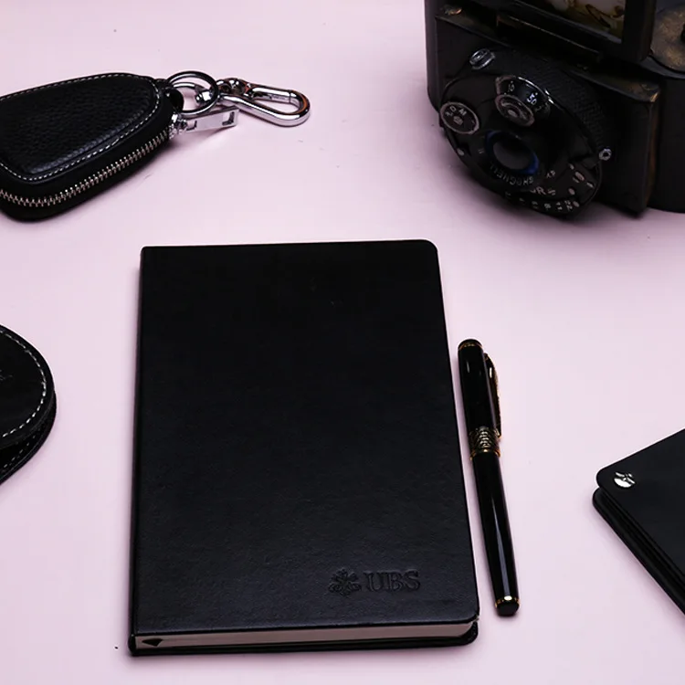 Customizable Academic Journal A5 A6 B5 Office Supplies 2022 2023 PU leather Micro mark schedule notebook
