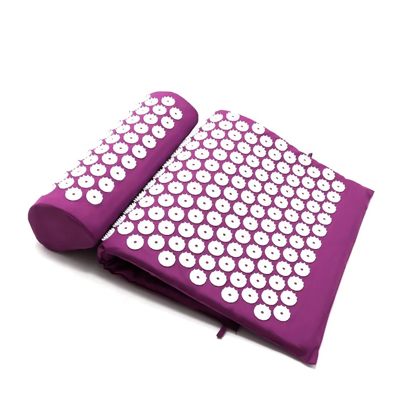 
Acupressure Massage Back Mat and Prana Neck Pillow, Massager Sleep Set for Nerve Pain 