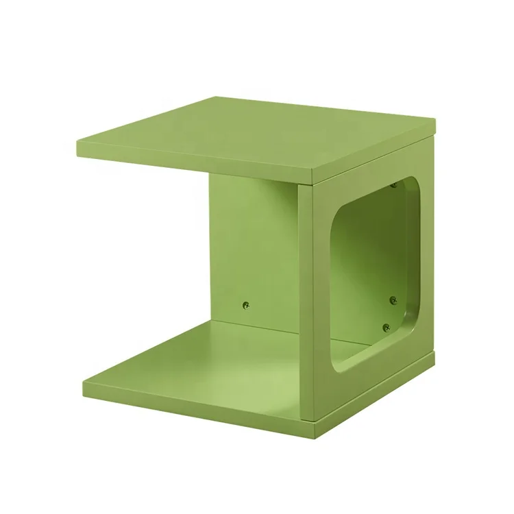 
Home Furniture Modern Green mdf Coffee Side Table With Storage 