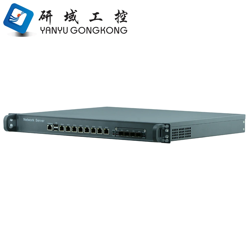 Intel H87 8 LAN 1U Rackmount Linux UTM Firewall Hardware Appliance Network Security Router Appliance