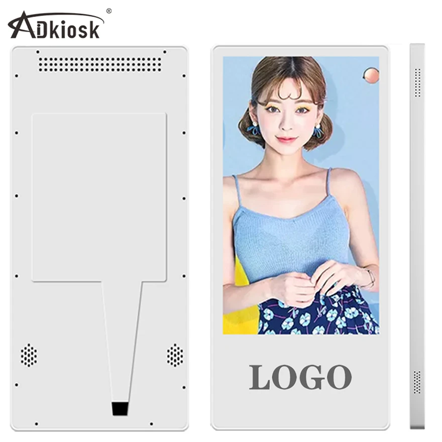 18.5 inch wall mounted lcd display tablet digital display systems advertising player for elevator