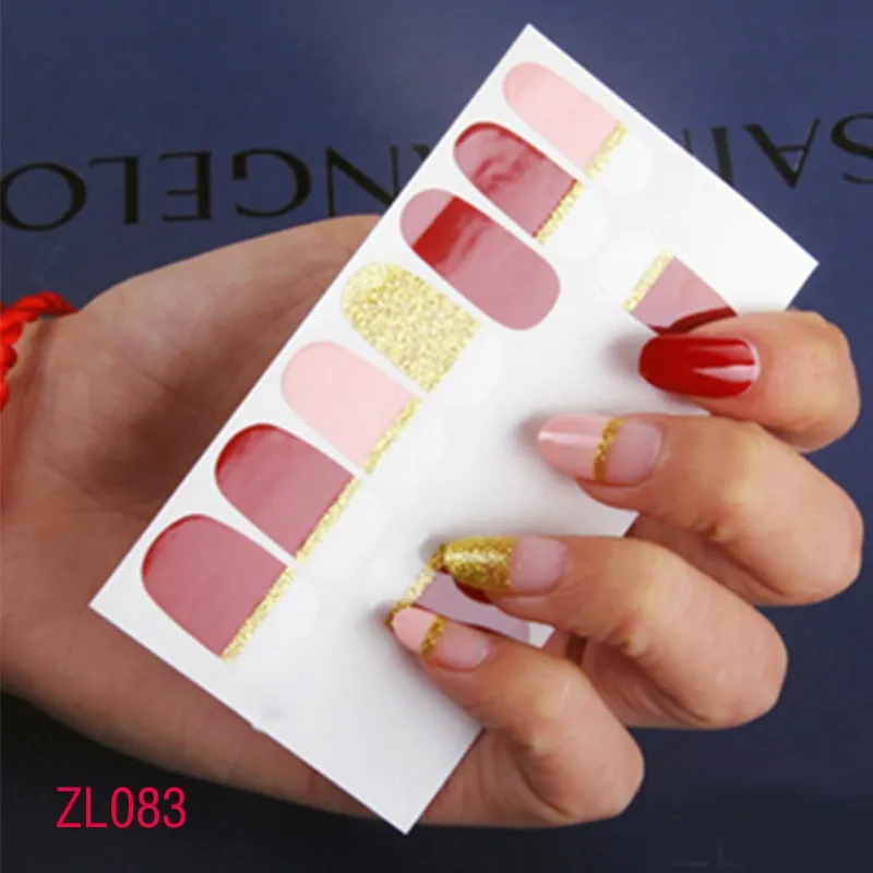 Latest 2022 Nail Art Decorations Water Transfer Decal Nail Stickers For Nails Manicure Stickers
