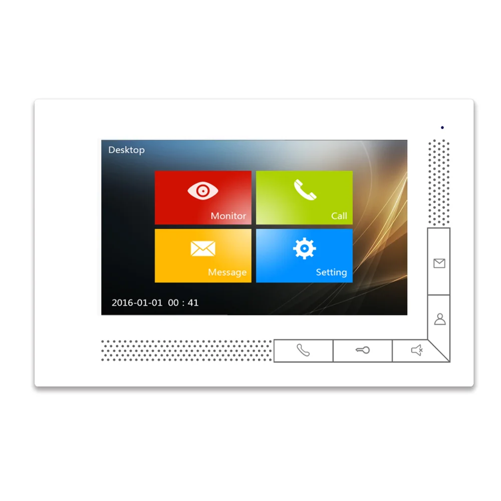 GVS Ring Doorbell with Door Bell camera & 4 button Multi-functional Intercom Door Opening System Video Door Phone