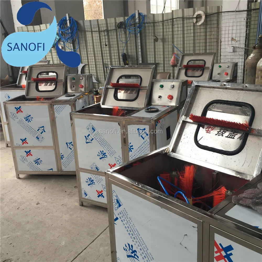 Zhangjiagang BS-1 Uncovering And Barrel Brushing Machine/5 gallon cap remover and washer machine