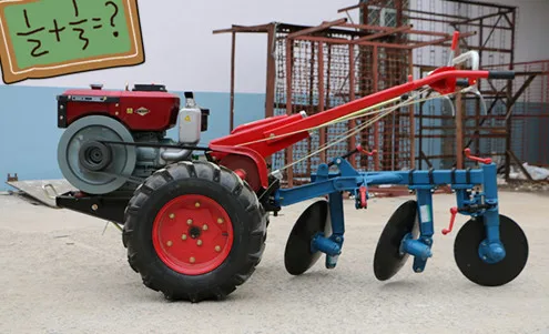 12 horsepower, walk-behind tractor with electric start