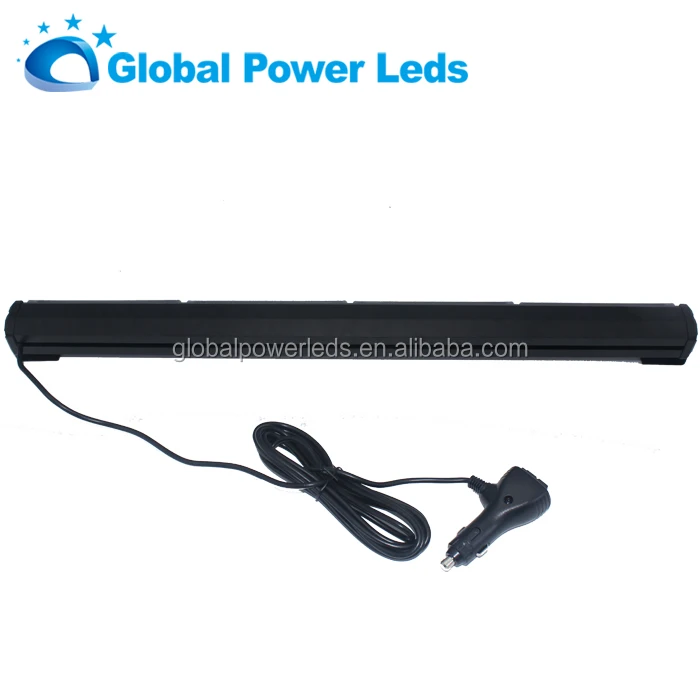 40W LED COB rotating strobe light bar amber warning beacon light bar water proof traffic advisor light bar