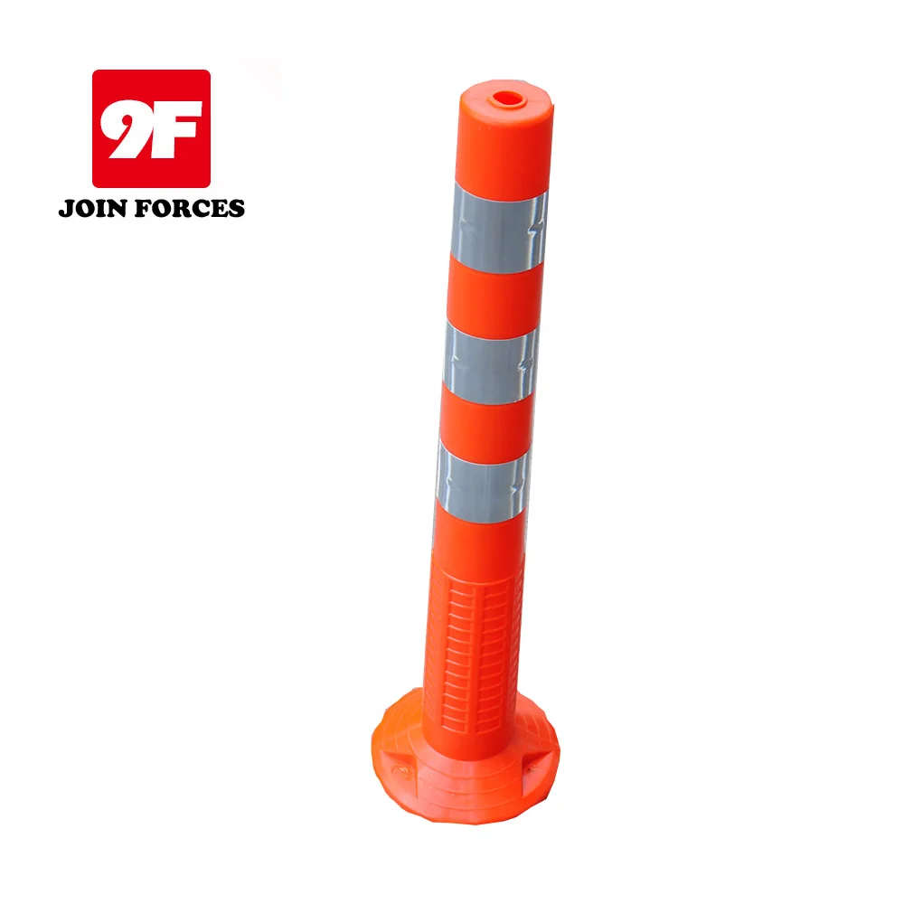 9F Reflective PE Reflective Delineator Pvc Bollard