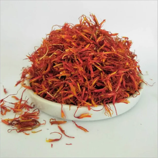 
Hong hua Chinese raw nature herb safflower carthamus yellow flower 