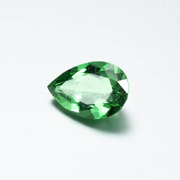 Lab created gemstone same as afghanistan fashion afghan Synthet emerald stone and cut emerald