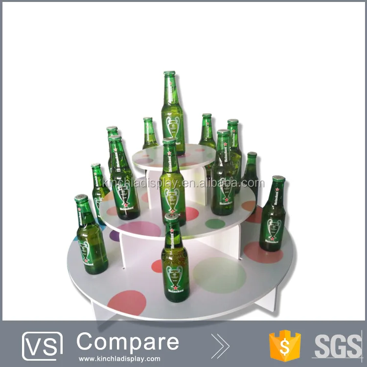 
Promotional advertising exhibition floor cardboard display stand for trade show 