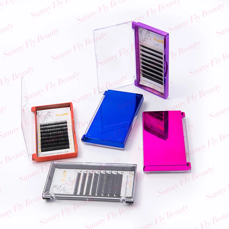 Premium factory custom made 0.25 20 trays bulk eyelash extension