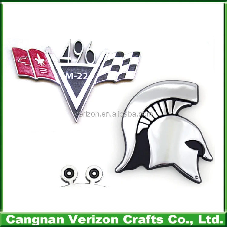 Top quality custom chrome plastic car brand logo