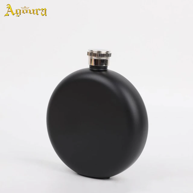 factory round stainless steel jug 5oz Hip flask