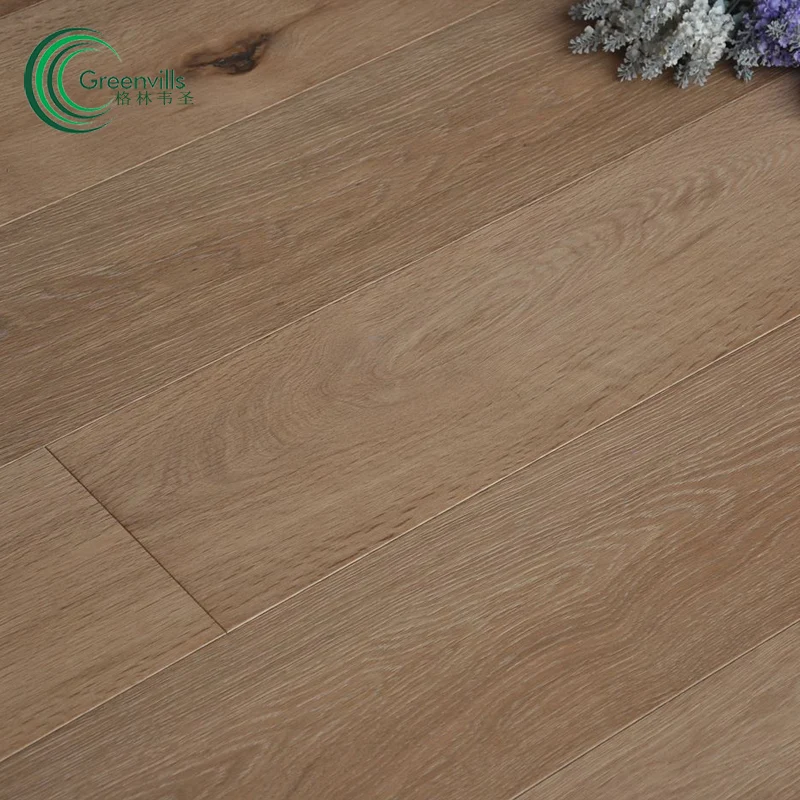 
Greenvills engineer wood floor European oak big plank gray color hardwood floor 