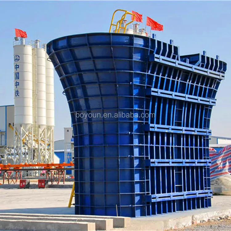 Round steel column precast concrete peri pier formwork system