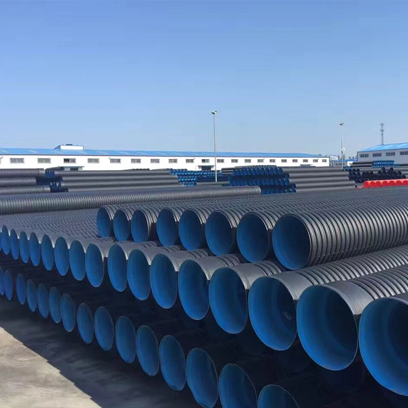 HDPE double wall corrugated pipe for municipal sewage system