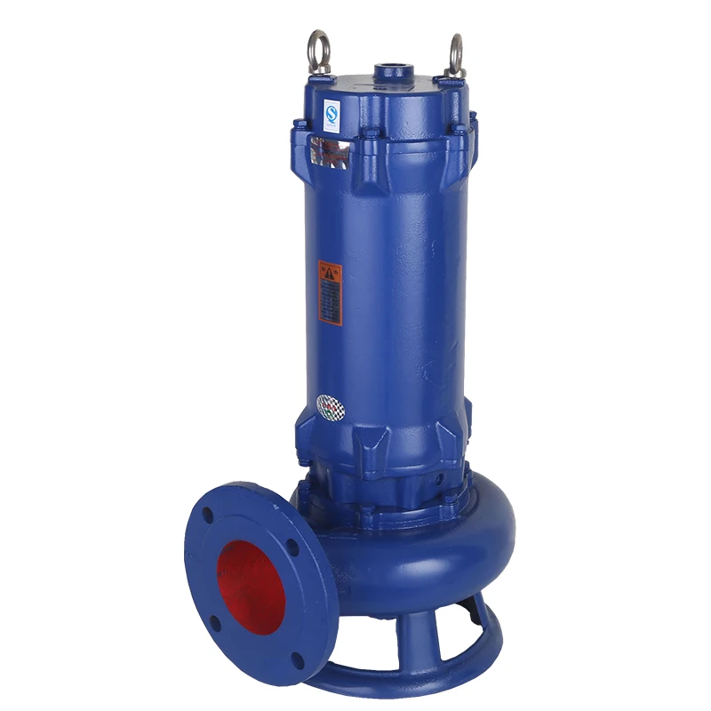 cutting submersible water pump sewage crusher devices single blade impeller toilet pump chopper dirty water pump and submersible