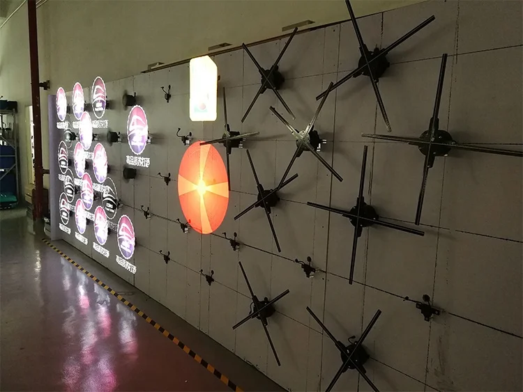 Generador De Ologramas Tipo Ventilador Publicidad 3D Hologram Advertising Led Fan