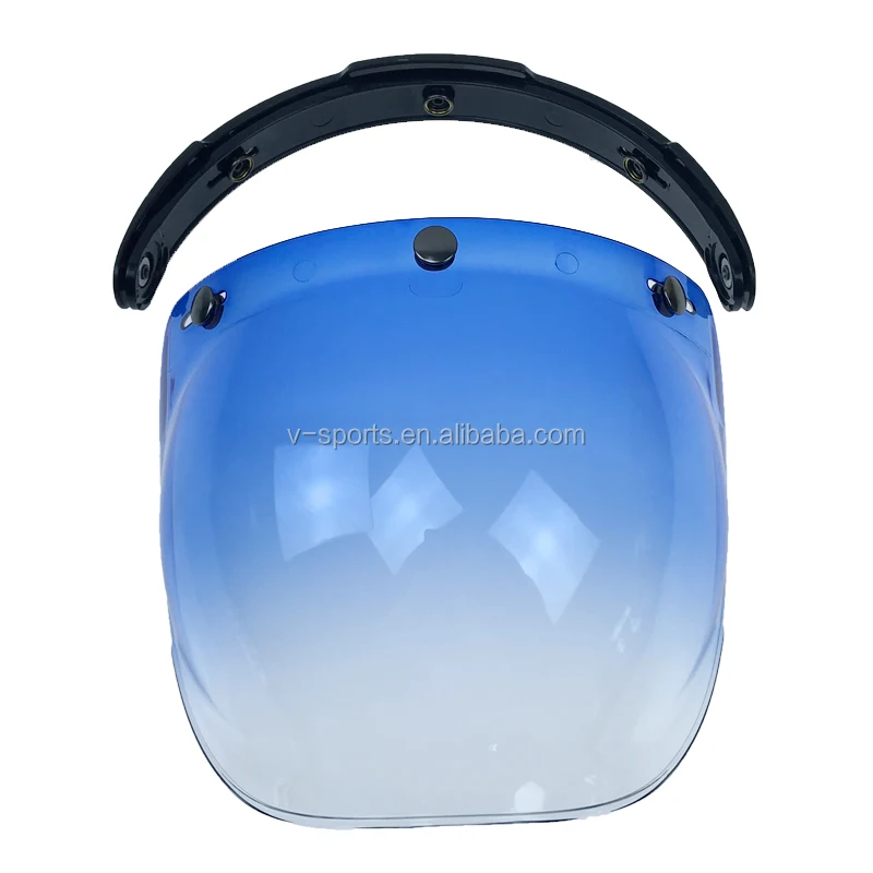High Quality Bubble Visor for Open face helmet BOBO moto casco visor