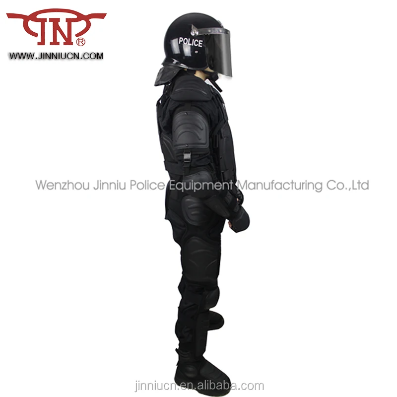 Anti riot control fullbody protection gear suit with helmet for Military