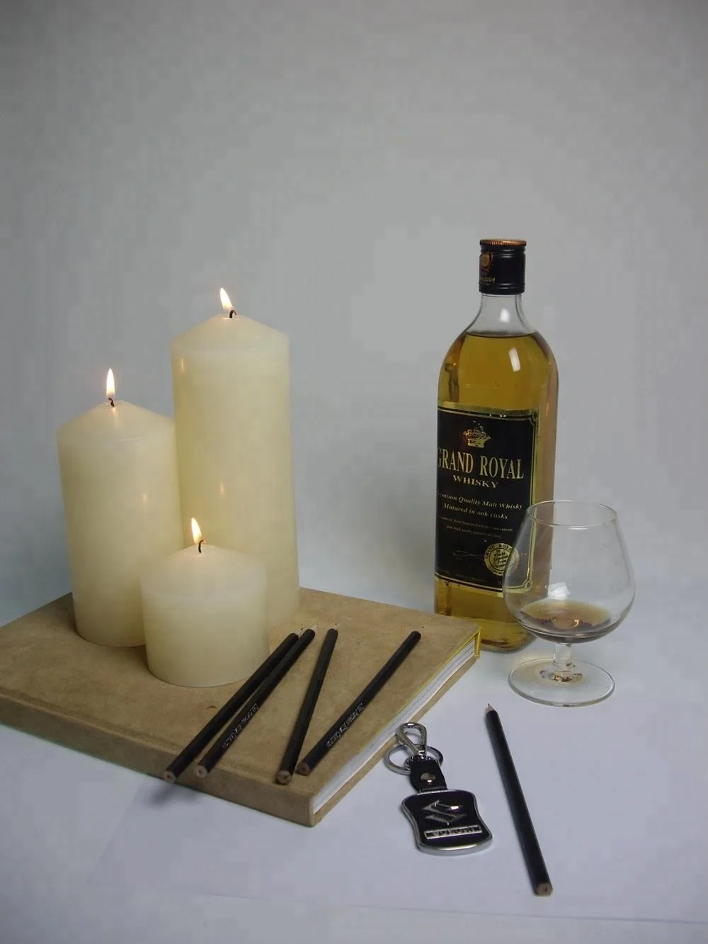 
wholesale spiritual large fat unscented church pillar candle 