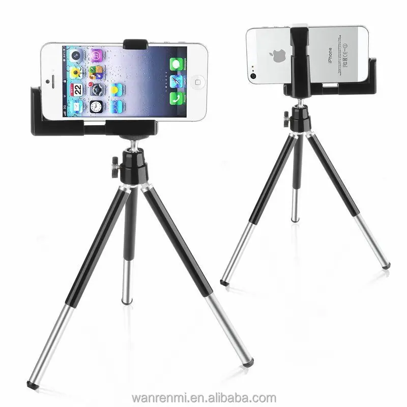 
universal aluminum Mini tripod for camera Mobile Phone Stand Holder Tripe Mount Adapter for Go pro Camera 