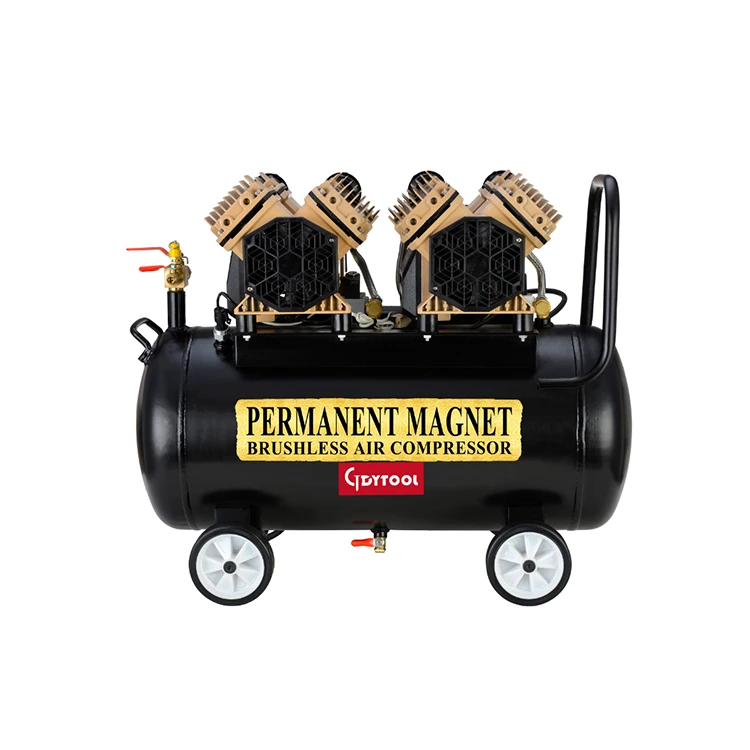 1500x2w brushless air compressor, 50L High Efficiency Industrial Brushless Oil Free  4HP 13.2gallon Portable Air Compressor