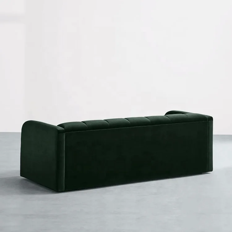 Fabric sofa furniture set green color nordic style 4 SEATER SOFA modern furniture living room set
