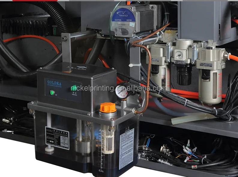 FS350 PS plate 5 color semi rotary offset label press