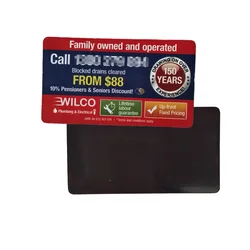 Магнитная визитная карточка на заказ, магнит на холодильник