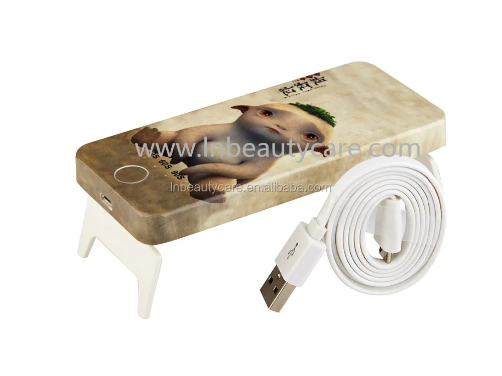 2016 fashion style 9W led nail gels curing lamp with stand and mobile phone shape, USB connection on sale!