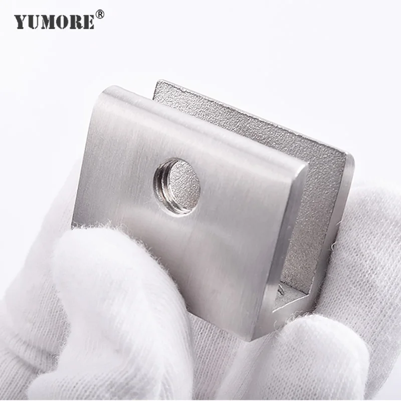 Hardware metal hanging precision casting table glass clamp high class 304 glass clamp