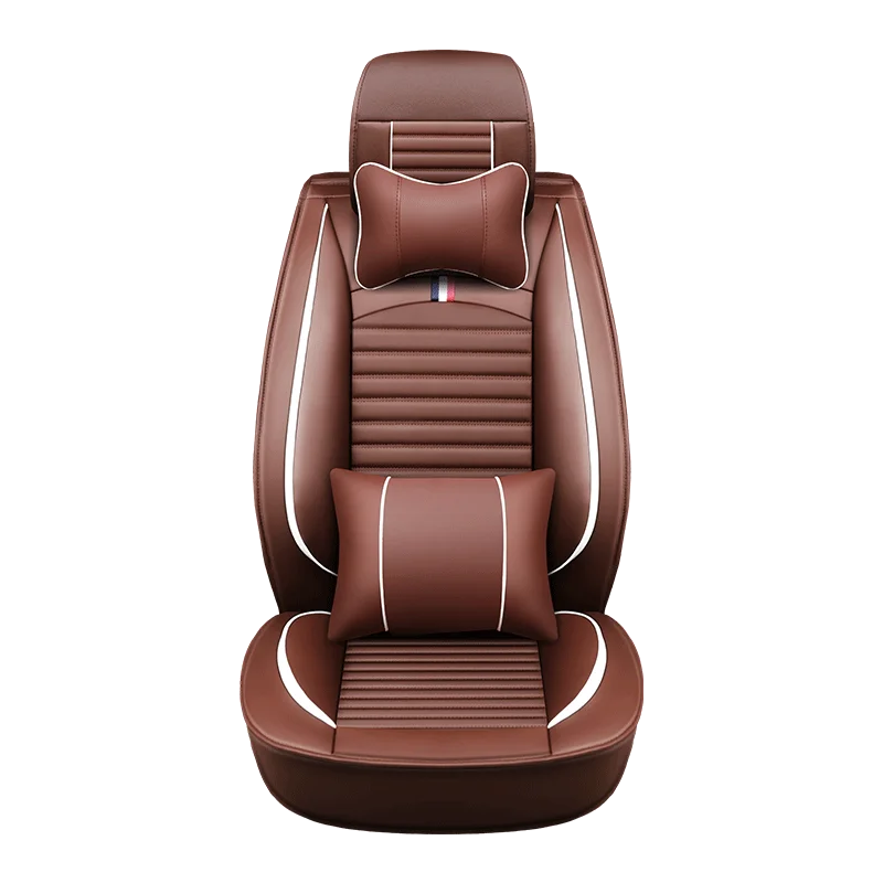 Supply Amazon Drop shipping Luxury Car Seat Covers Waterproof 5d Universal Full Set PU Leather Auto Seat Covers with Good Price
