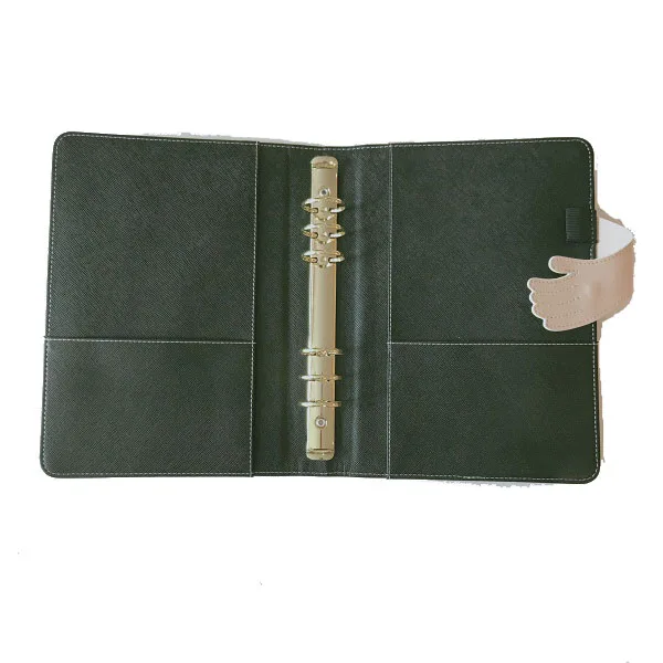 Office Stationery Ring Binders PU Leather Folder Organizer