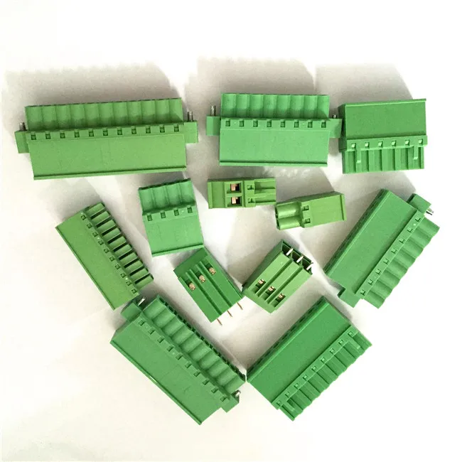 PCB Terminal block electric pluggable connector with pitch 3.50 3.81 5.08 7.50 7.62mm screw Terminal block