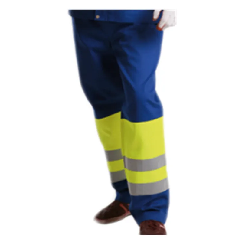 Flame Retardant Suits 5 CM reflective strip reflective safety workwear uniforms Split Working Overalls for Men