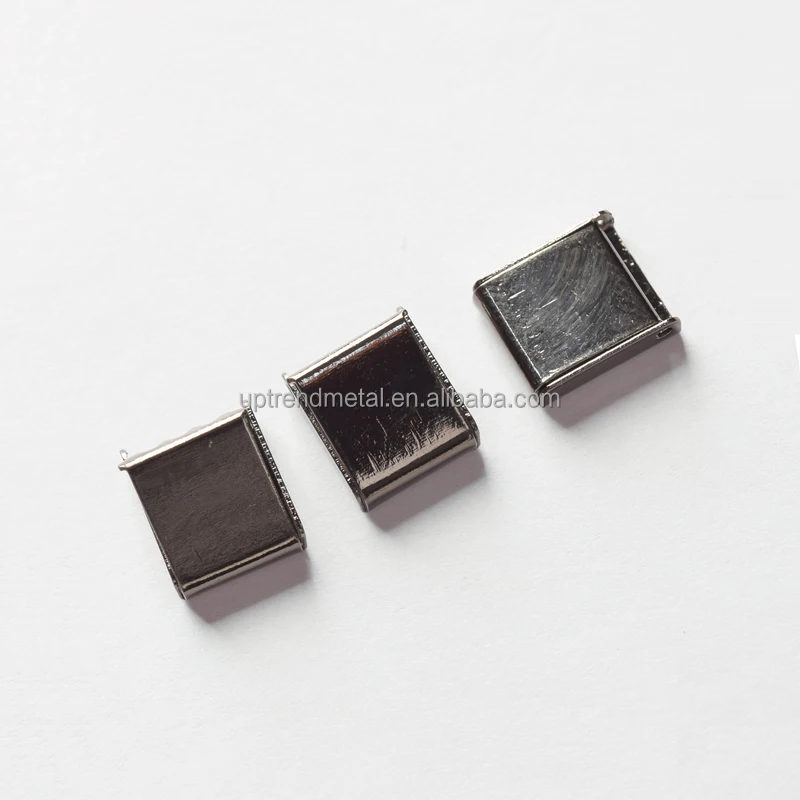 High Quality Metal Shoe Buckle Garment Flat Clip Shoelace Aglets For Decoration