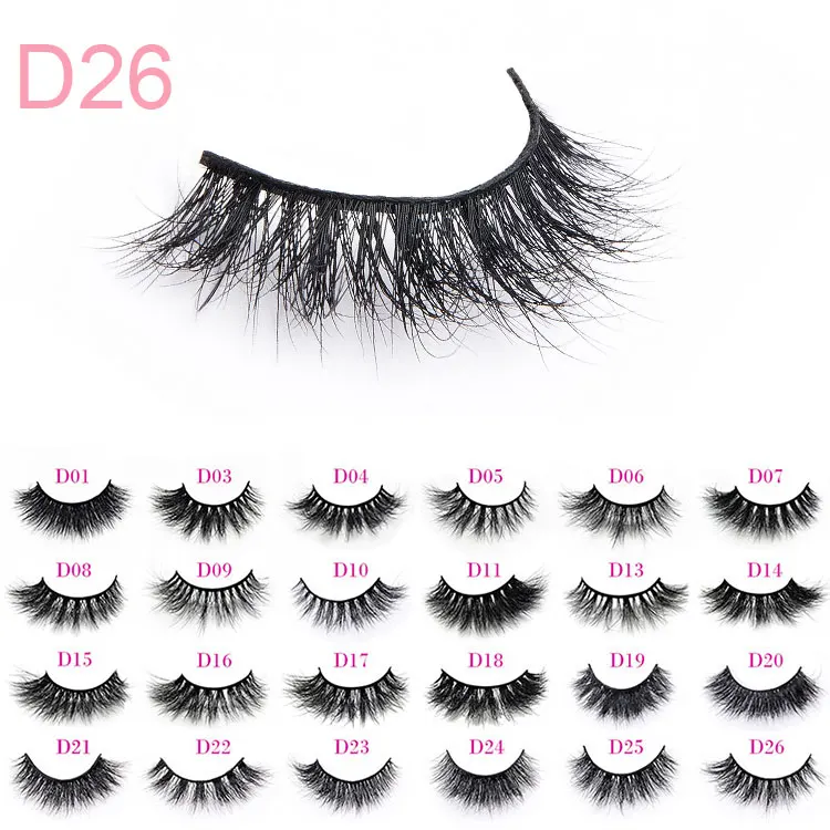 
Wholesale Glamorous Eye Lashes Own Brand Eyelashes And Private Label 3d Eyelashes Faux Mink Lashes 