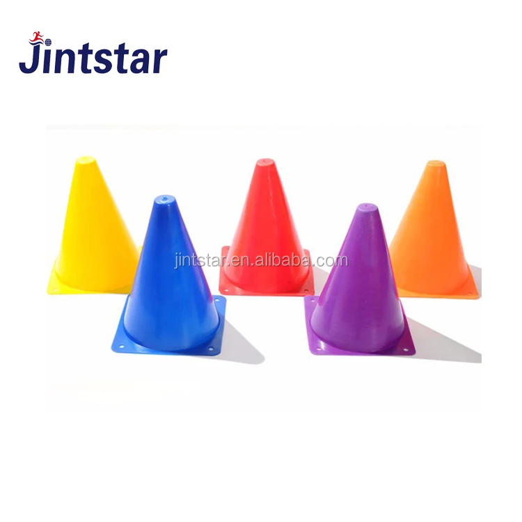 
Plastic sports training cones marker set small soccer agility cones 