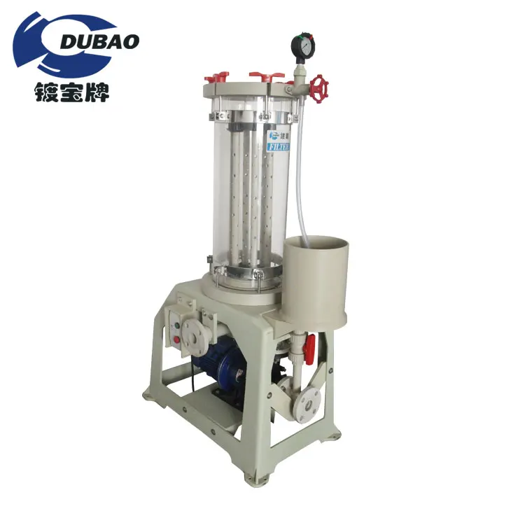 Nickel/Gold/Zinc Plating Plant Using Filtration System Filter Vessel for circulation