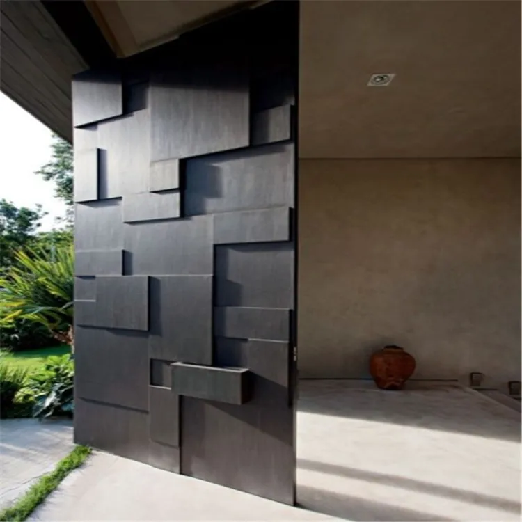 Turkish Steel Wooden Door Armored Steel Security Doors Modern Design Mother and Son Door