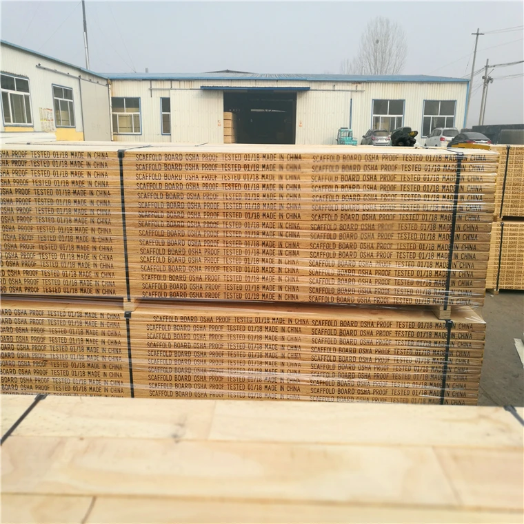 OSHA LVL Scaffolding Plank 38mm Thick lvl scaffold board for Construction