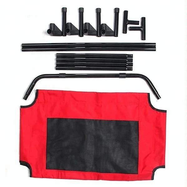 
Camping raised outdoor elevated dog bed with canopy 