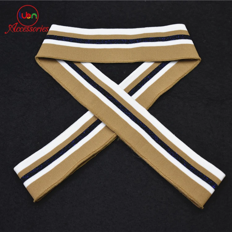 Polyester 1*1  5cm Knitting rib boat