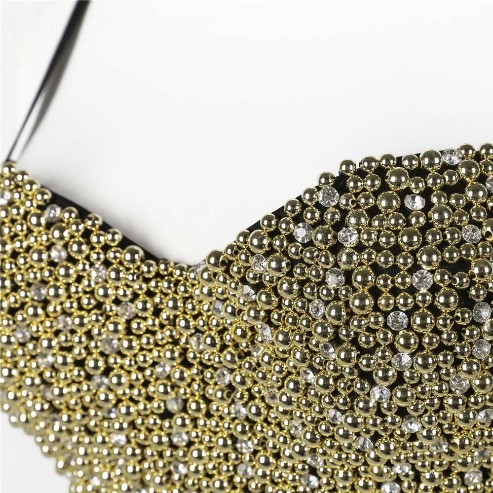 wholesale fashion sexy outerwear women mature beaded half cup top crop corset bustier